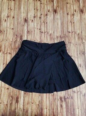 All in Motion Women's XL Black High Waisted Activewear Skort Built-In Shorts